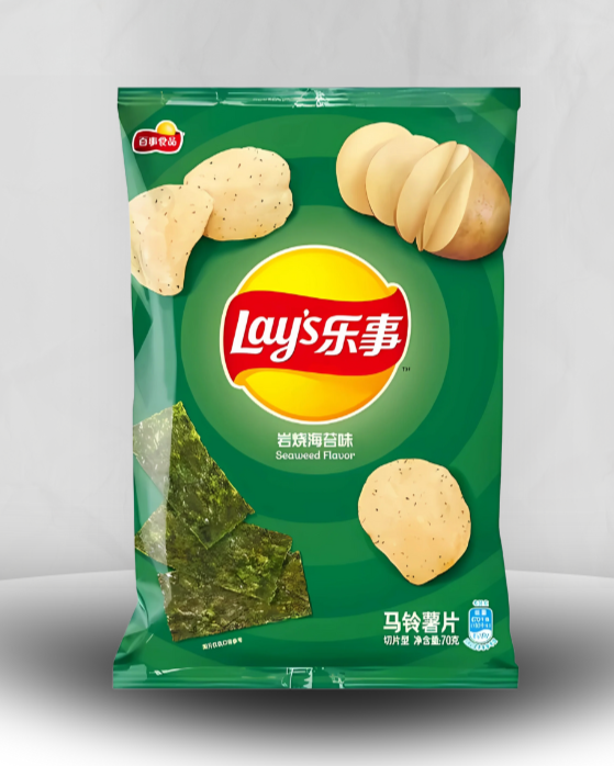 Lays SeaWeed Flavor Chinese