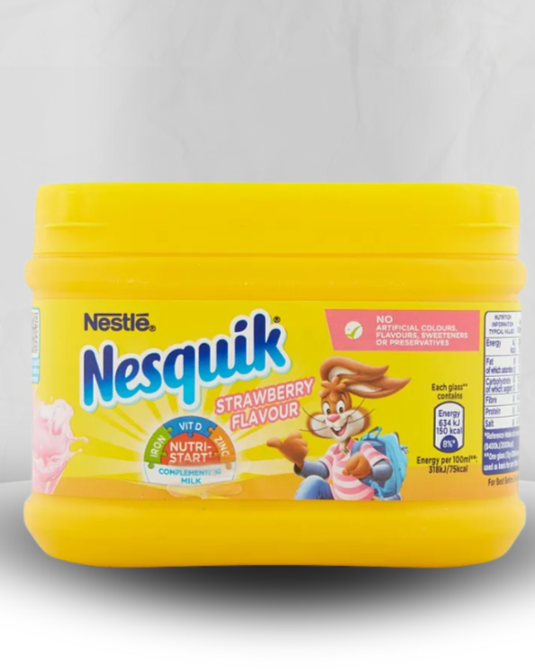 Nesquik MilkShake Mix Strawberry Flavor Tub