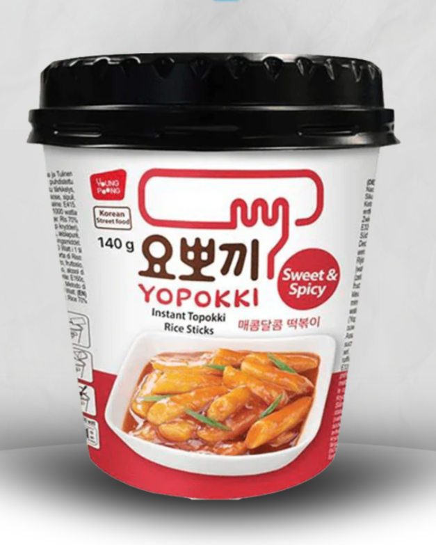 Yopokki Instant Rice Cake Cup (Sweet Flavour)