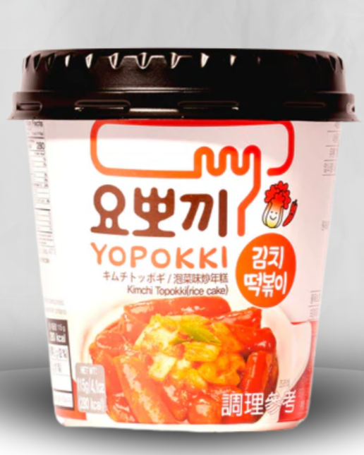 Yopokki Instant Rice Cake Cup (Kimchi Flavour)