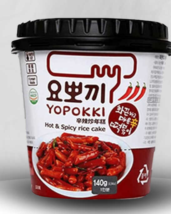 Yopokki Instant Rice Cake Cup (Hot&Spicy Flavour)
