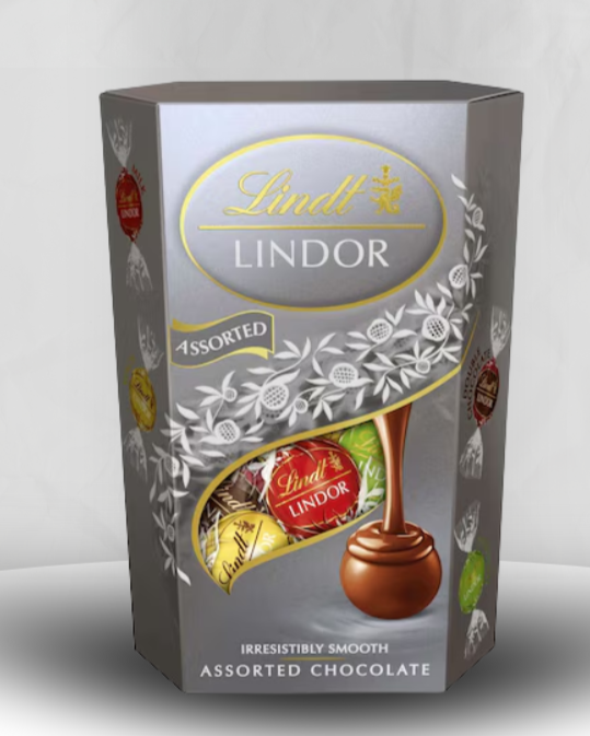Lindt Lindor Gift box Silver Cornet Assorted