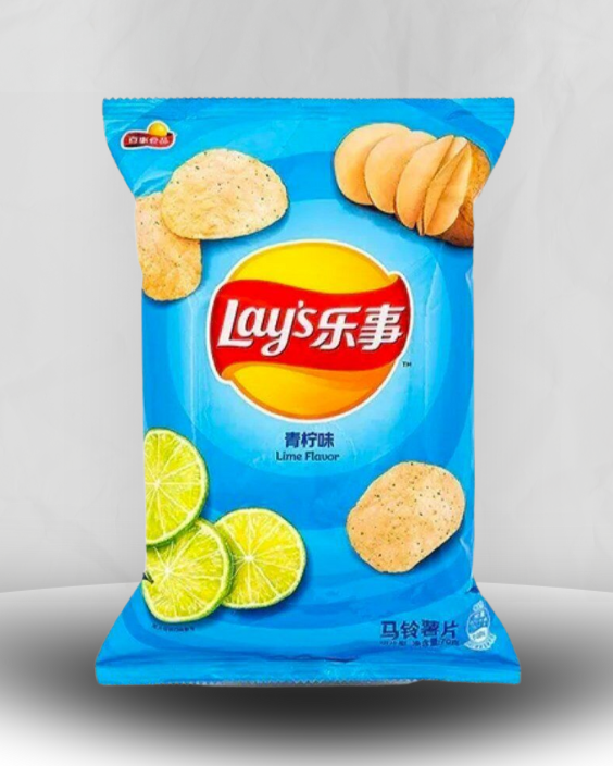 Lays Lime flavor Chinese