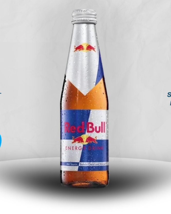 Red Bull Glass Bottle Thailand
